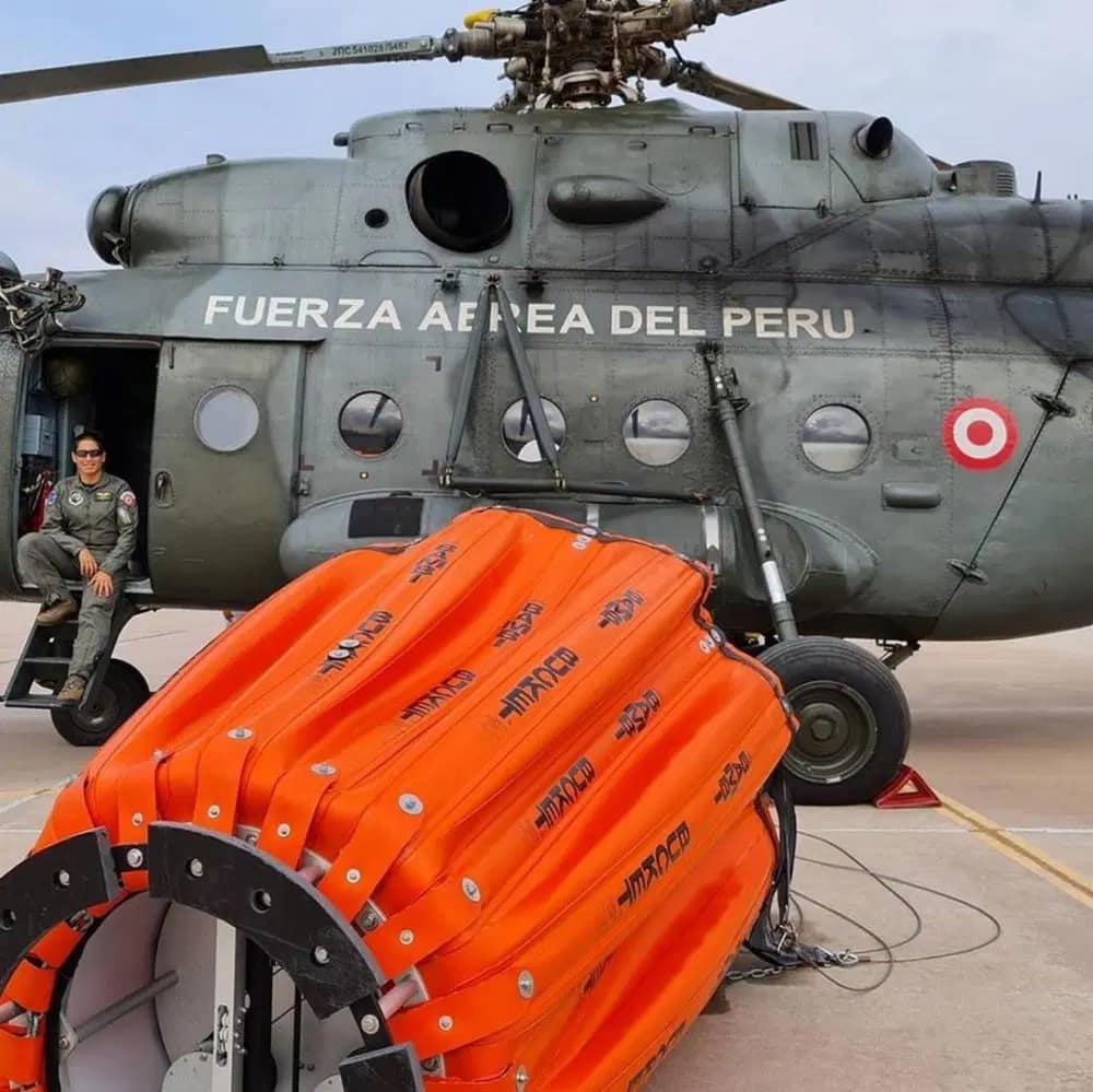 Bambi Bucket MAX – SEI Industries – Sistema de Combate Aéreo contra Incendios – Oficial Guatemala - 4